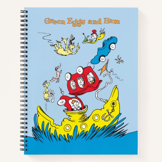 緑の卵とハム | どこでも好きじゃない ノートブック (正面)