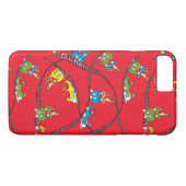 緑の卵とハム | 電車の模様 Case-Mate iPhoneケース (裏面(横))