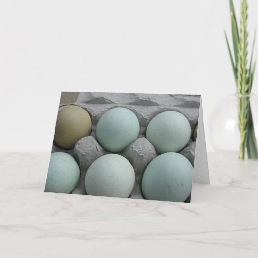 緑の卵 カード (正面)