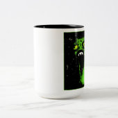 緑の叫び ツートーンマグカップ (中央)