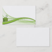 緑の名刺1 名刺 (正面/裏面)