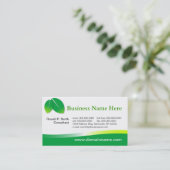 緑の名刺 名刺 (スタンド正面)