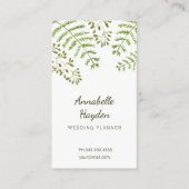 緑の名刺 名刺 (正面)