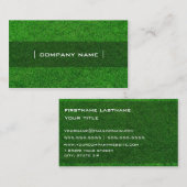 緑の名刺 名刺 (正面/裏面)