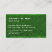 緑の名刺 名刺 (裏面)