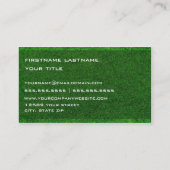 緑の名刺 名刺 (裏面)