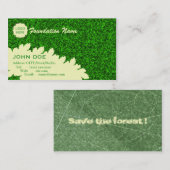 緑の名刺 名刺 (正面/裏面)