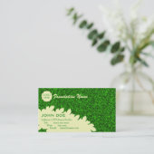 緑の名刺 名刺 (スタンド正面)