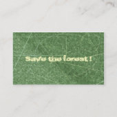 緑の名刺 名刺 (裏面)