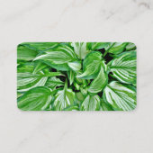 緑の名刺 名刺 (正面)