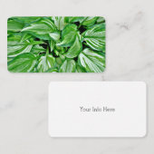 緑の名刺 名刺 (正面/裏面)
