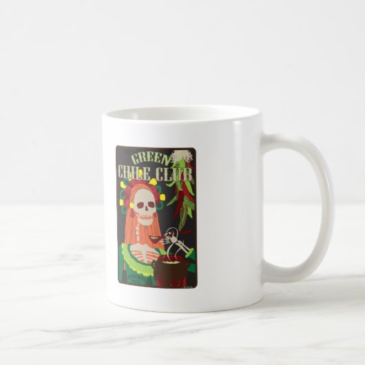 緑の唐辛子クラブ コーヒーマグカップ (右)