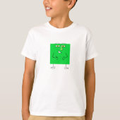 緑の四角い男 Tシャツ (正面)