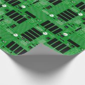 緑の回路基板 ラッピングペーパー (角)
