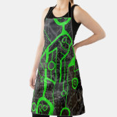 緑の回路 エプロン (インサイチュ)