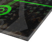 緑の回路 カッティングボード (角)