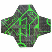 緑の回路 サッカーボール (フラット)