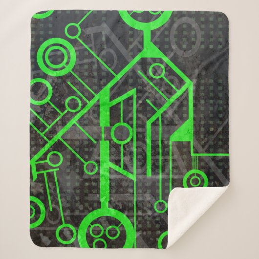 緑の回路 シェルパブランケット (正面)