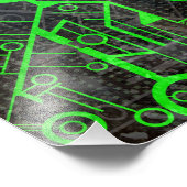 緑の回路 フォトプリント            (角)