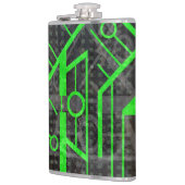 緑の回路 フラスク (左)