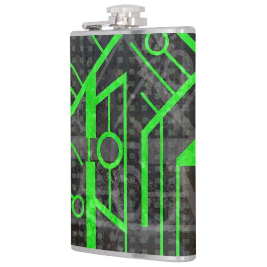 緑の回路 フラスク (左)