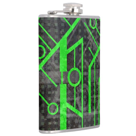 緑の回路 フラスク (右)