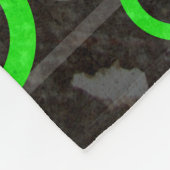 緑の回路 フリースブランケット (角)