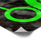 緑の回路 ポスター (角)