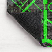 緑の回路 マウスパッド (コーナー)