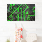 緑の回路 横断幕 (インサイチュ)