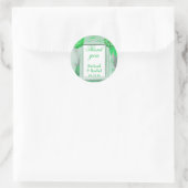 緑の国の風景ありがとう ラウンドシール (バッグ)