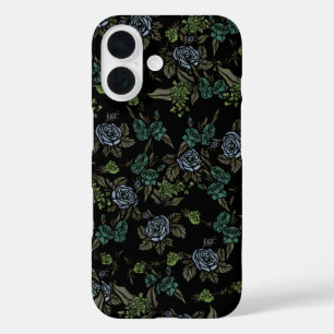 緑の土花 iPhone 16ケース