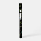 緑の土花 iPhone 16ケース (左側面)