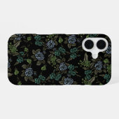 緑の土花 iPhone 16ケース (裏面横)