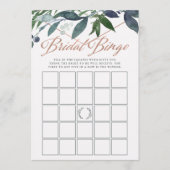 緑の地域 |ブライダルシャワービンゴゲームカード アドバイスカード (正面)