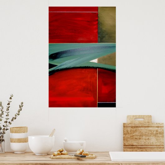 緑の地平線 ポスター (キッチン)