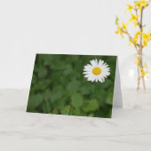 緑の地球 カード (黄色い花)