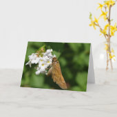 緑の地球 カード (黄色い花)