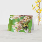 緑の地球 カード (黄色い花)