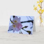 緑の地球 カード (黄色い花)