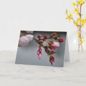 緑の地球 カード (黄色い花)