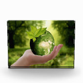 緑の地球 フォトブロック (正面)