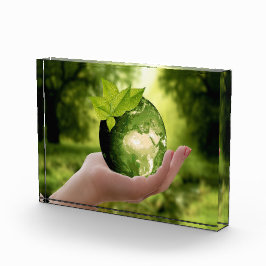 緑の地球 フォトブロック