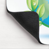 緑の地球 マウスパッド (コーナー)