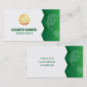 緑の地球 | 世界地図 | 役員 名刺 (正面/裏面)