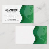 緑の地球 名刺 (正面/裏面)