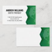 緑の地球 名刺 (正面/裏面)