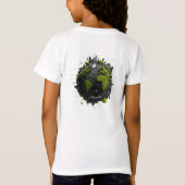 緑の地球 Tシャツ (裏面)