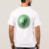 緑の地球 Tシャツ (裏面)