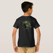 緑の地球 Tシャツ (裏面フル)